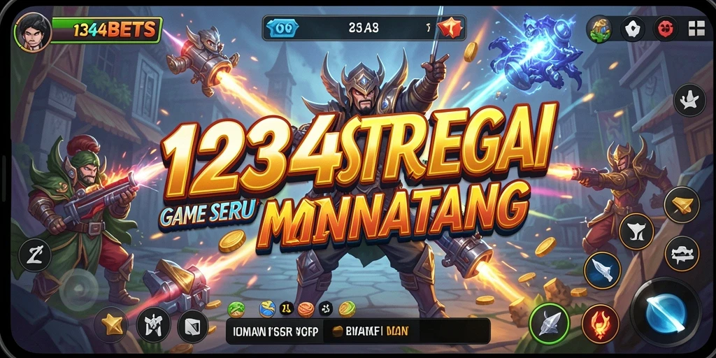 Screenshot utama dari gameplay intens dan strategi menarik di 1234BETS.