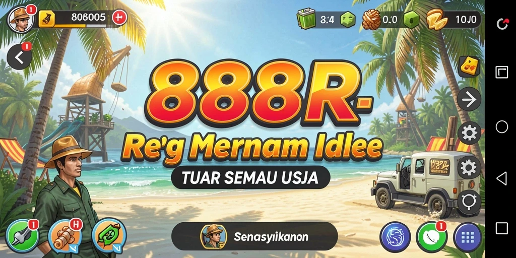 Tampilan gameplay <strong>888R</strong> yang menenangkan dan menarik.