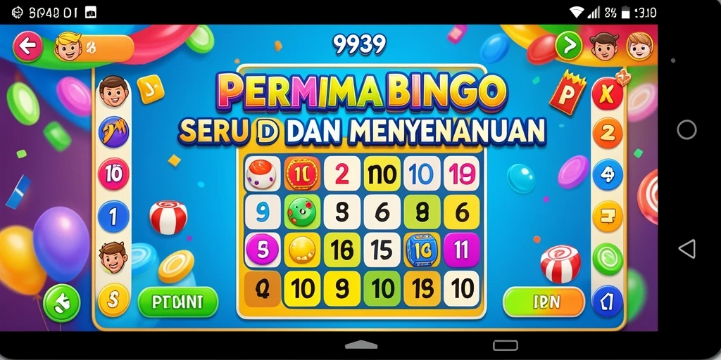 Tampilan gameplay Bingo yang seru dan menarik di 9939.
