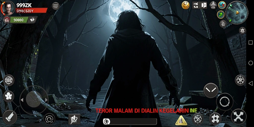Screenshot menampilkan gameplay Horror penuh ketegangan dan suasana menyeramkan.