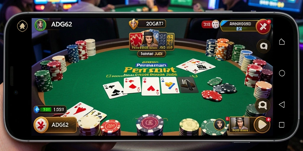 Gameplay seru dan interaktif dari permainan Poker ADG62.