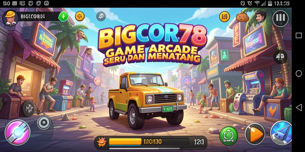 Tampilan gameplay seru di BIGCOR78 dengan tantangan menarik.