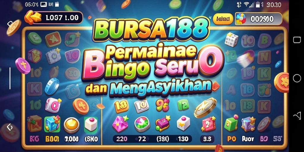 Tampilan gameplay seru dari BURSA188 yang penuh angka Bingo.