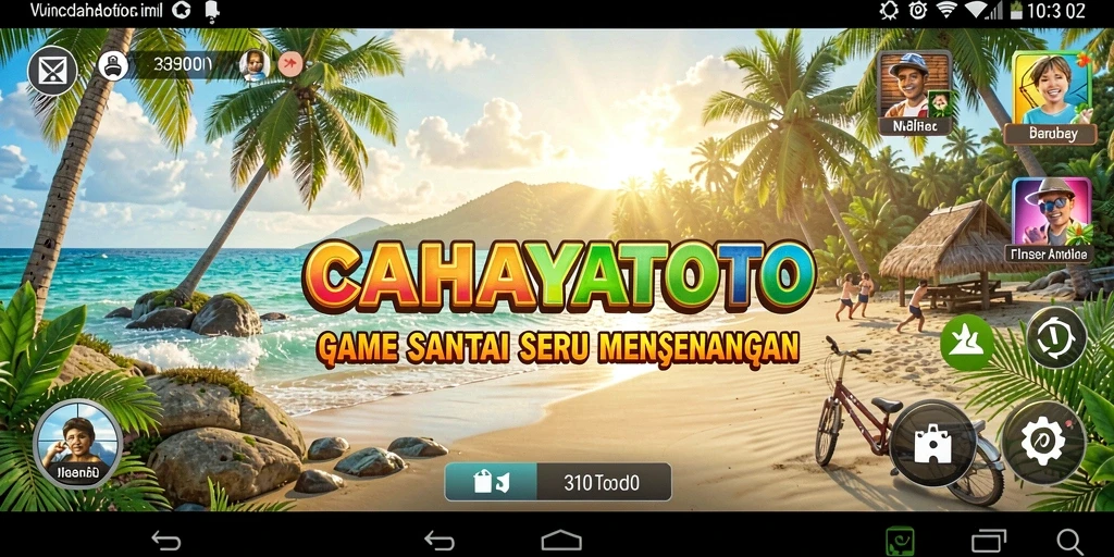 Screenshot menunjukkan gameplay seru CAHAYATOTO.