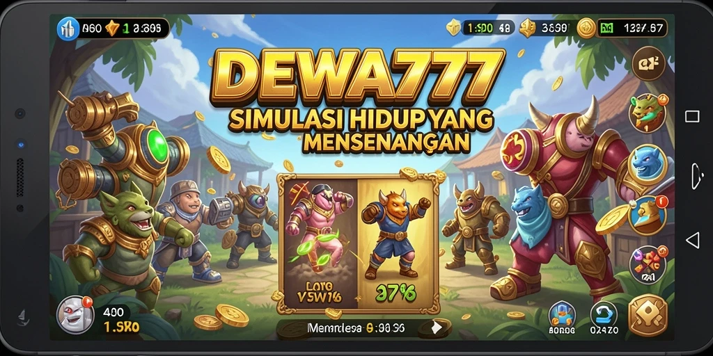 Tangkapan layar dari gameplay <strong>DEWA777</strong> yang menampilkan pengalaman simulasi kehidupan yang seru.
