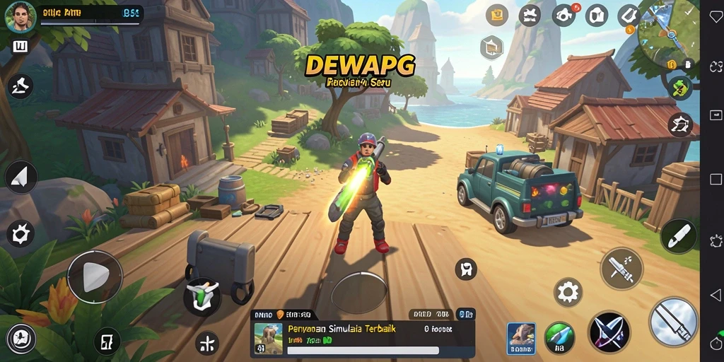 Screenshot DEWAPG menampilkan aksi gameplay interaktif dan strategis.