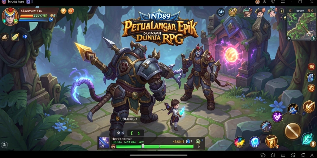 Tampilan gameplay RPG yang menakjubkan dalam IND89.