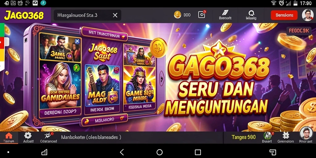 Tampilan gameplay Slot JAGO368 yang menarik dan seru.