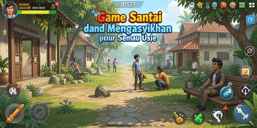 Tampilan gameplay JOS77 yang menarik dan menyenangkan.
