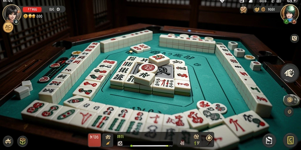 Screenshot gameplay MT966 menampilkan keseruan permainan Mahjong di layar.