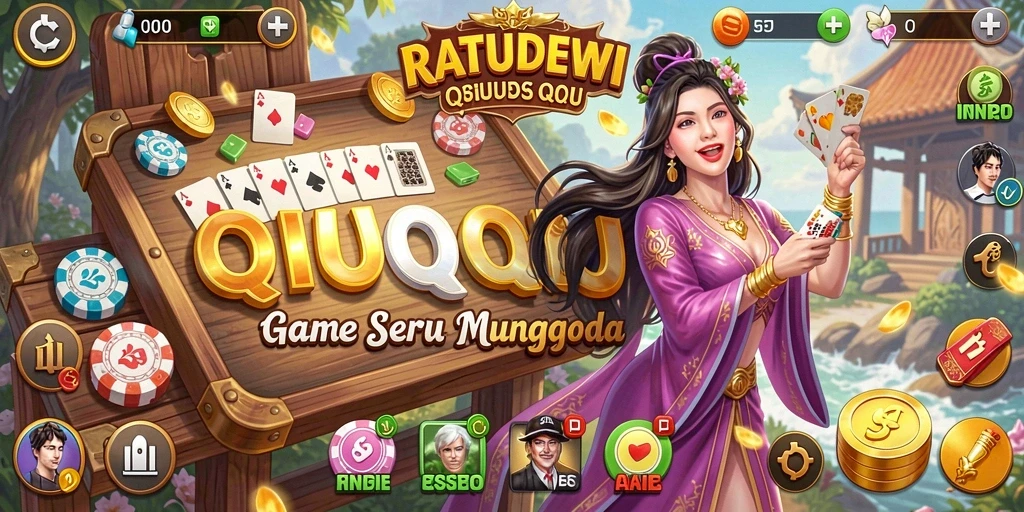 Gameplay seru dari game QiuQiu RATUDEWI.